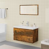 Maison Chic Komplet kopalniškega pohištva - Kopalniški sestavi dimljen hrast inženirski les, (21787572) | Shoptok.si