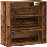 Maison Chic Stenska omarica - Zidna omarica starinski les 80x33x80 cm inženirski les iu943, (22063429) | Shoptok.si