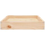 Krevet za pse sivi 61,5x49x9 cm od masivne borovine | shoptok.hr