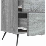 Noćni ormar Siva sonoma 62 x 34,5 x 47,5 cm Konstruirano drvo | shoptok.hr