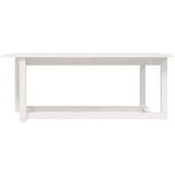  Stolić za kavu bijeli 110 x 55 x 45 cm od masivne borovine | shoptok.hr