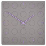 Von Der Factory Zidni sat Luxhora Circula Light Grey 11 boja kazaljki Cijene