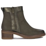 Marco Tozzi Gležnjarji botki Zelena | Shoptok.si