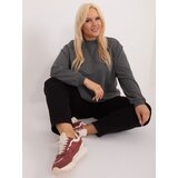 BASIC Feel Good Sweatshirt-RV-BL-6299.11-dark gray Cene