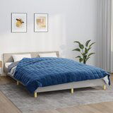 The Living Store Obtežena odeja modra 220x235 cm 15 kg blago - Obtežena Odeja, (21569591) Cene