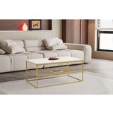 Hanah home asude - gold, marble goldmarble coffee table Cene