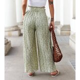 UR/CEO Green wide pleated pants Pietro | Shoptok.si