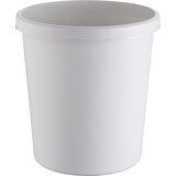 Helit koš za papir, iz umetne mase, prostornina 45 l, VxØ 480 x 390 mm, svetlo siv, de 2 kosa | Shoptok.si