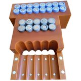 Rosfix dvoredni kalup za varjenje baterij 18650 z 2X5 magneti, (22016925) | Shoptok.si