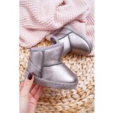 Kesi Warm Children's Snow Boots With Fur Pewter Scooby | Shoptok.si