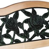  Klupa za park s naslonom 123,5 x 74 x 48 cm Gardi Rose Sofotel Slike