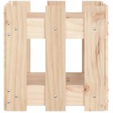  Vrtna sadilica s izgledom ograde 30x30x30 cm masivna borovina | Eponuda.com