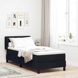  s opruga kutije s uzglavljem Crna 80 x 200 cm tkanina | shoptok.hr