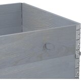  Okviri za palete 2 kom sivi 120 x 80 cm od masivne borovine | shoptok.hr