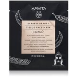 Apivita Express Beauty Carob maska iz platna z razstrupljevalnim učinkom Cene