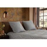 Good Morning Siva/rjava enojna/podaljšana posteljnina iz mikrovlaken 140x220 cm Pure Zigzag – | Shoptok.si