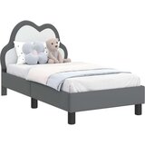  Posteljica za malčke z vzglavjem Svetlo siva 70 x 140 cm PU, (5000105368) | Shoptok.si