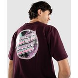 Santa Cruz Chrome Space Dot T-shirt blackcurrant | Shoptok.si