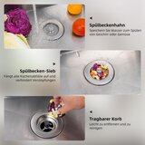 HIBBENT 3-v-1 kovinski čep za kuhinjsko korito odprta embalaža | Shoptok.si