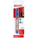 PERMANENTNI MARKER 1-5MM KLINASTA KONICA EDDING 330/1 MODRI BLISTER | shoptok.hr