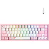 Havit KB874L RGB mehanička gaming tipkovnica rozo-bijela, UK layout | shoptok.hr
