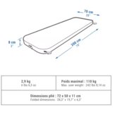 Olimp Sport Dušek na naduvavanje Ultim Comfort bež za 1 osobu 70cm | ePonuda.com