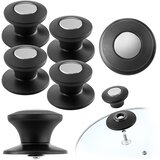 KADAX Ročaj za pokrov lonca, gumbi za pokrov lonca, črni, 4 kosi, (5000355916) | Shoptok.si