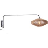 Light & Living Kovinska stenska svetilka z vtikačem v naravni barvi ø 43 cm Lyra – | Shoptok.si