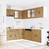  11-dijelni set kuhinjskih ormarića Lucca konstruiranog drva | shoptok.hr