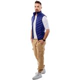 Glano Men's quilted vest - dark blue | Shoptok.si