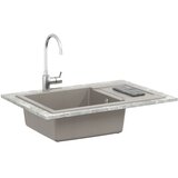  Umivaonik Siva 780 x 500 mm 80% kvarc i 20% smola | Eponuda.ba