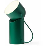 Lexon Tamno zelena LED stolna lampa (visina 14 cm) Orbe –