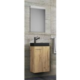 MID.YOU Kopalnica Za Goste Slito, Medeni Hrast, 3-Delno | Shoptok.si