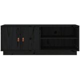 TV ormarić crni 105 x 34 x 40 cm od masivne borovine | Eponuda.ba