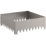  Ograda oko Travnjaka 4 pcs 60 x 60 x 20 cm Čelik Rđa | shoptok.hr
