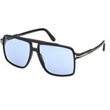 Tom Ford Kemp FT1177 01V ONE SIZE (59) Črna/Modra u