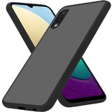 Cadorabo Samsung Galaxy A02/M02 in matirana črna barva - Hibridni zaščitni ovitek s TPU silikonom v notranjosti in matirano plastično zadnjo stranjo, (20860616) | Shoptok.si