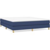  Okvir za krevet s oprugom plavi 160x200 cm od tkanine | shoptok.hr