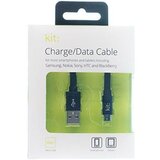 Universal Kit podatkovni kabel microUSB - USB črn 1 m | Shoptok.si