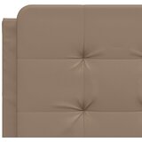  Okvir za krevet bez madraca Zadar cappuccino 140x190 cm umjetna koža | shoptok.hr