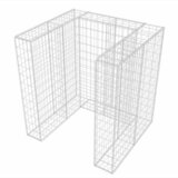  Gabionska ograda za kantu za otpad od čelika 110 x 100 x 120 cm | shoptok.hr