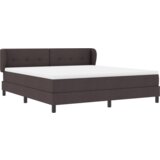 Box Postelja s vzmetnico Temno rjava 180x200 cm Tkanina, (22051292) | Shoptok.si