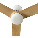 Faro 33816WT-20 - LED prigušiva ventilator PUNT M LED/18W/230V braon/bela prečnik 132 cm WT+DO | Eponuda.com