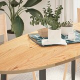 vidaXL Stolna ploča 140x60x2 cm od ovalna masivna hrastovina | shoptok.hr