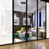 vidaXL Ljepljiva mutna prozorska folija za privatnost 0,9 x 5 m prugasta | shoptok.hr