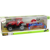 Red Tractor with Plough Friction Drive | shoptok.hr
