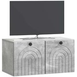 TV Omarica za TV, ki jo lahko montiraš na steno Betonsko siva, (5000210261) | Shoptok.si