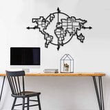 Wallity zidna dekoracija mt - 012, 74 x 49 cm, crna | ePonuda.com