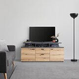 Mömax tv-element cadix, antracit, barva hrasta | Shoptok.si