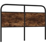 vidaXL posteljno vzglavje dim. hrast 135 cm jeklo in inž. les | Shoptok.si